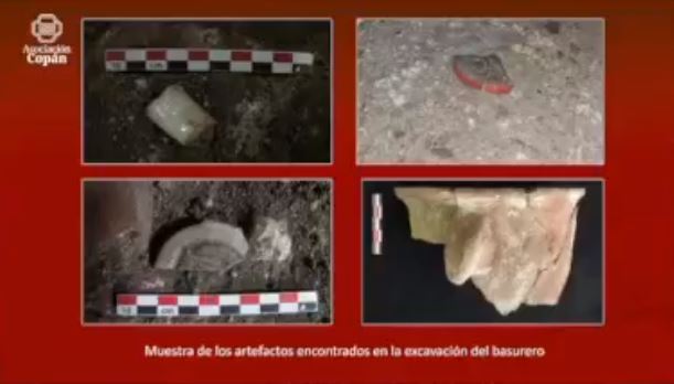 Hallazgos en el basurero ritual.