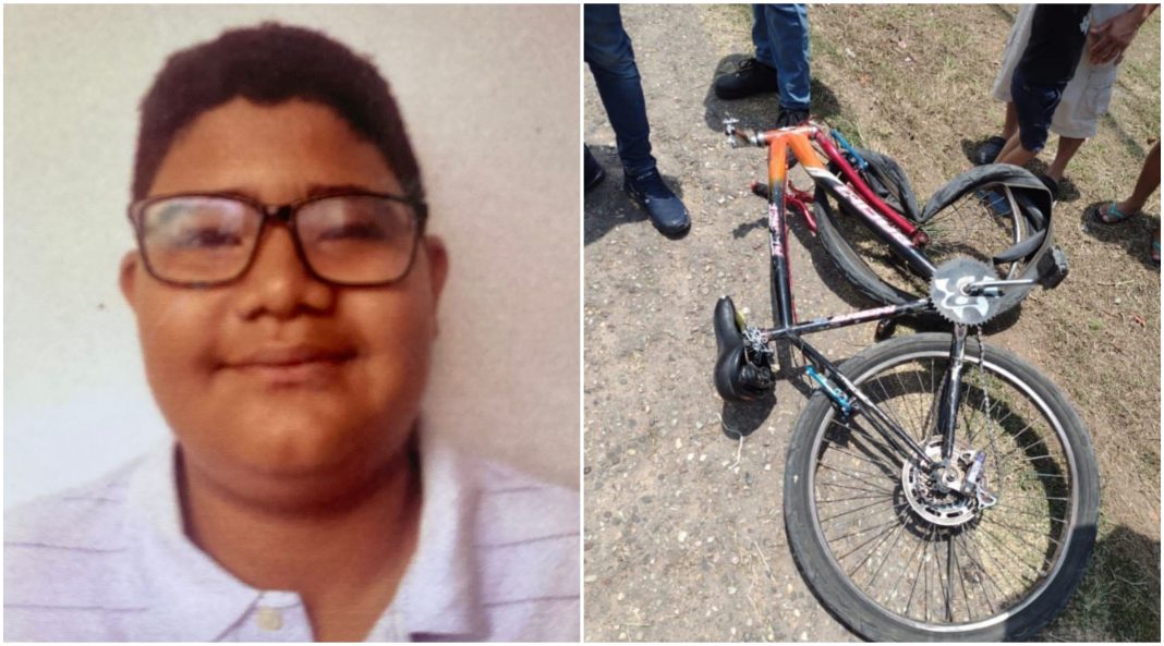 estudiante atropellado en La Ceiba
