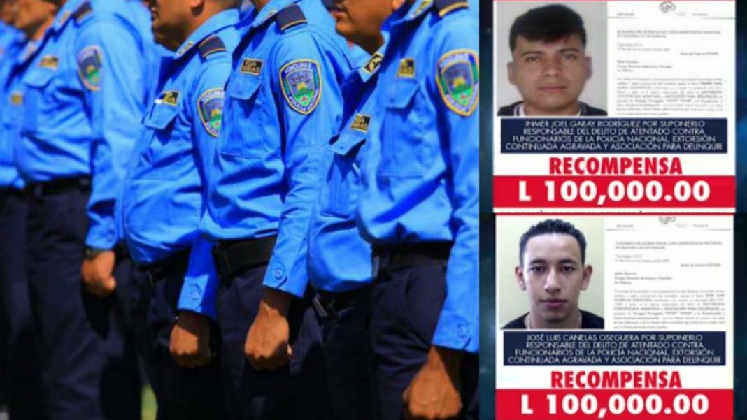 recompensa de la policía