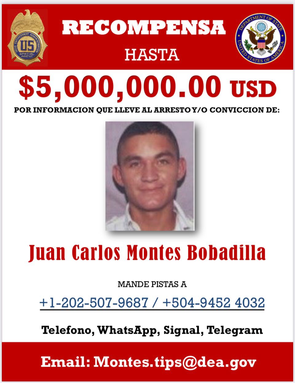 operativo capturar prófugo Montes Bobadilla 