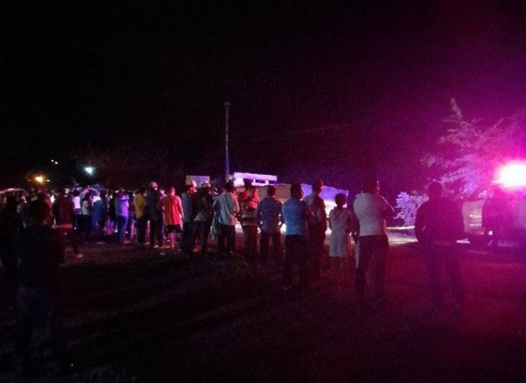 Accidente moto joven y niños en TGU