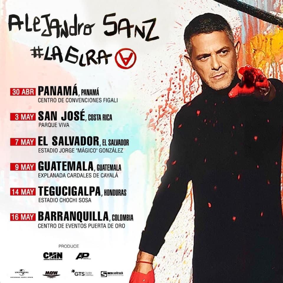 Alejandro Sanz en Honduras. 