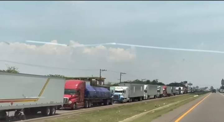 transporte protestas carga pesada