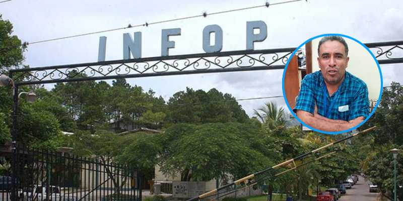 Trabajadores de INFOP exigen que se les respete el contrato colectivo.