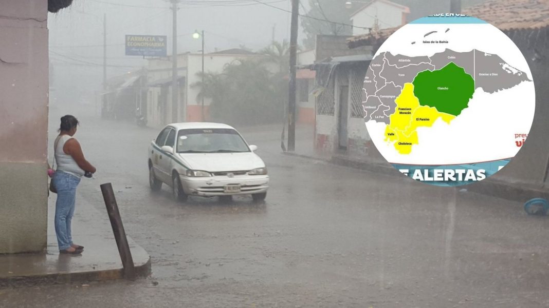 alerta amarilla honduras lluvias