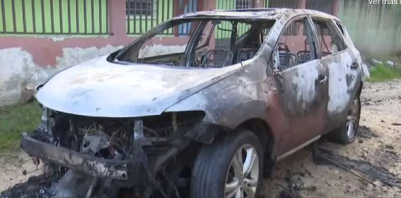 Carro asesinato sobrina de Miguelito Carrión