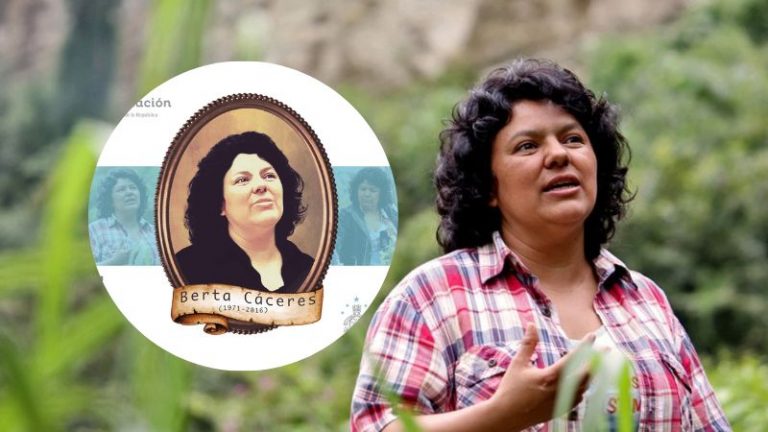 Berta Cáceres en las escuelas