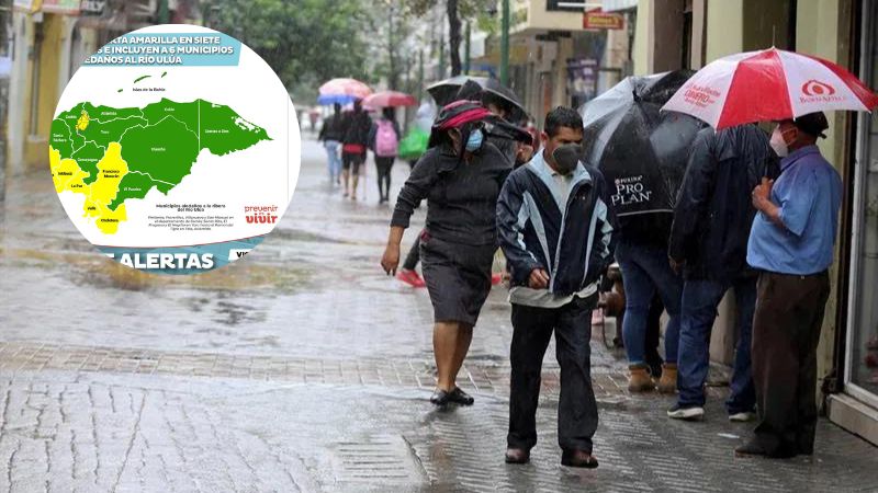 alerta amarilla en honduras jueves