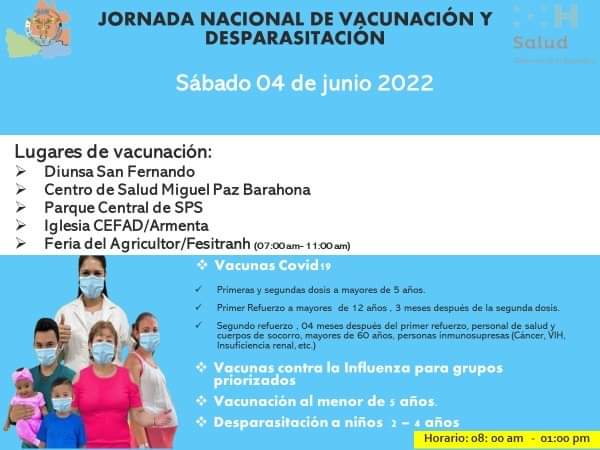 Centros de vacunación en SPS