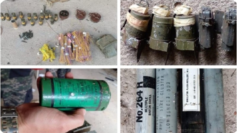 más explosivos en hacienda El Tigre Bonilla