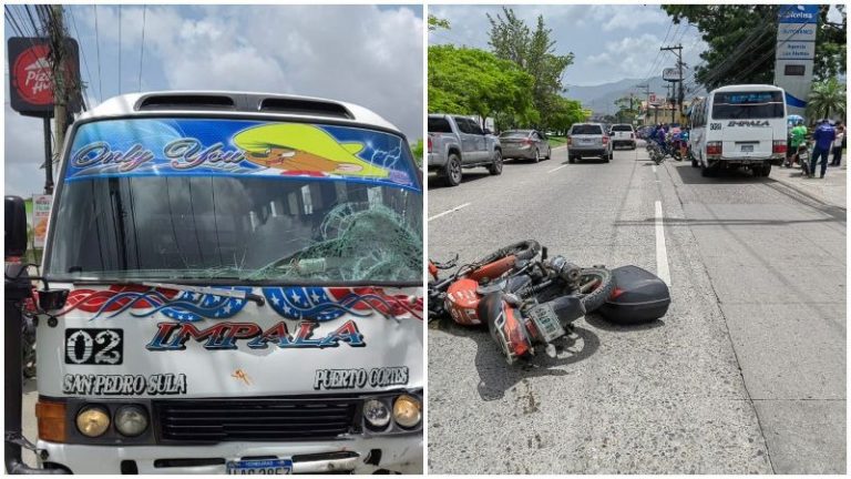 Motociclista embestido en Los Álamos de SPS
