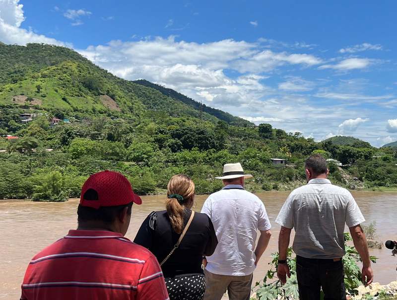 inspeccionan río Chamelecón