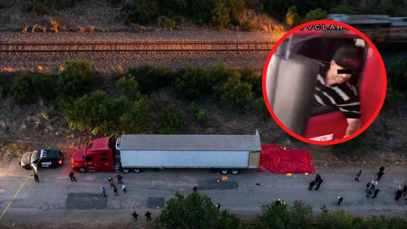 conductor que llevaba migrantes Texas