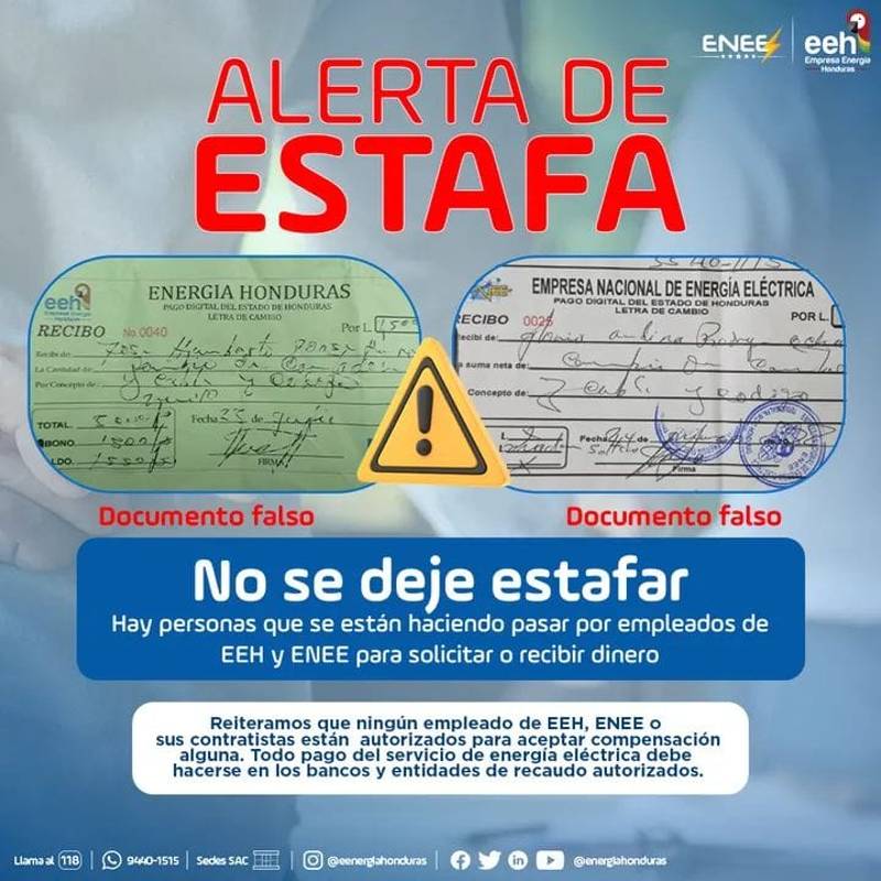 Cortes de energía este viernes 1 de julio