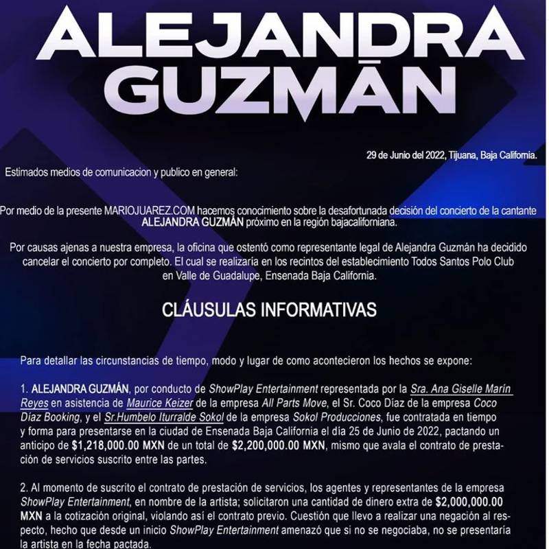 demandan a Alejandra Guzmán