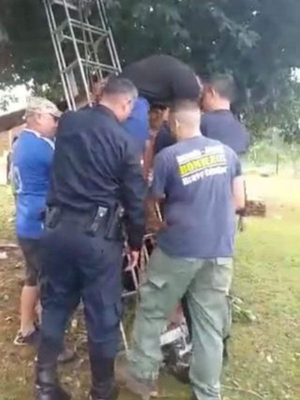 Niño rescatado