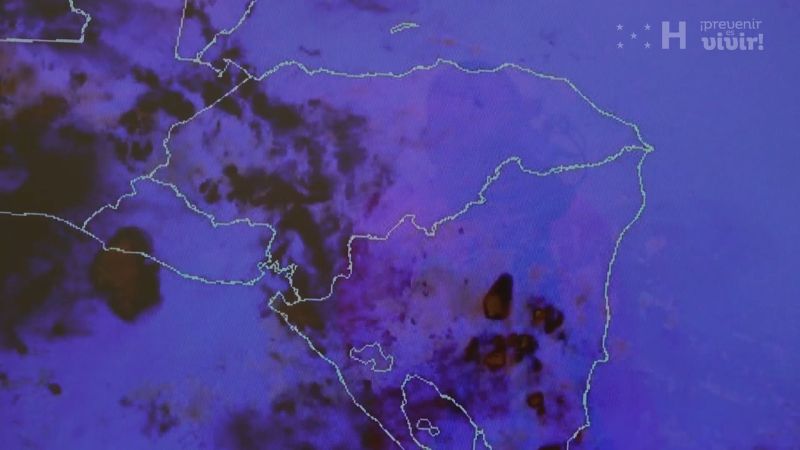 partículas del polvo del Sahara en Honduras