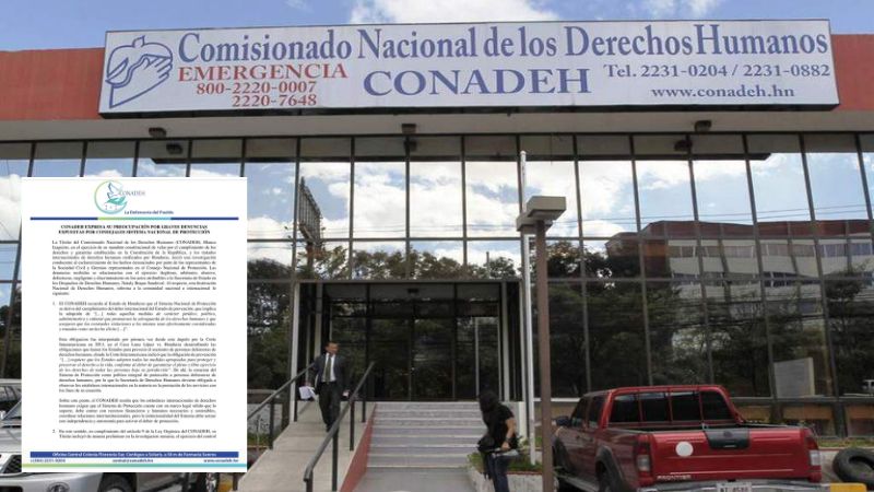 comunicado de CONADEH