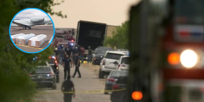 El cuerpo sin vida de los hondureños erían repatriados en el avión presidencial.