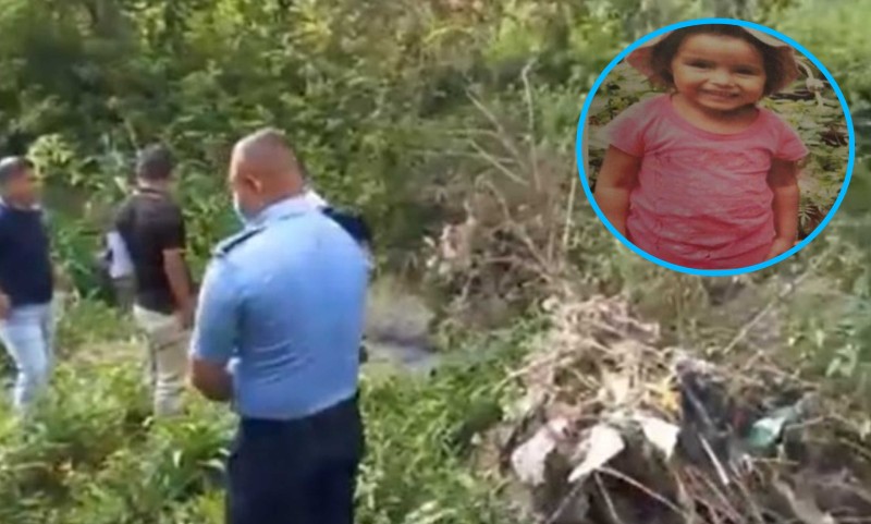 niña desaparecida en siguatepeque