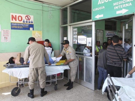 Sala de emergencia del Hospital Escuela