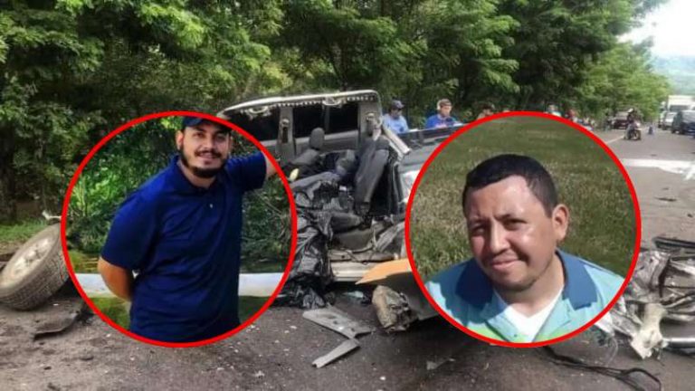 empleados del BCH accidente en taulabé