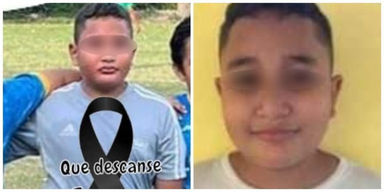niño muerto en La Ceiba