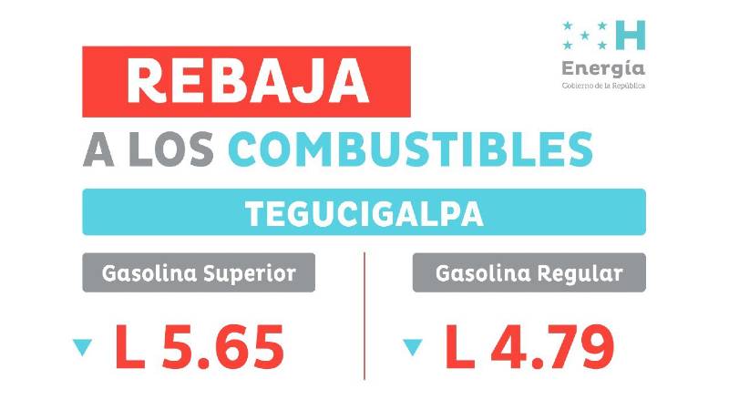 Rebaja en precios de los combustibles 18 de julio