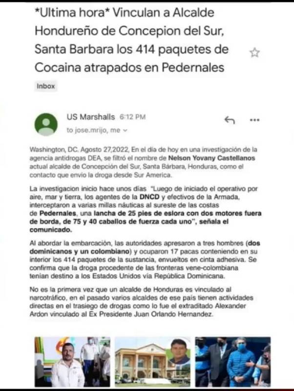 Los señalamientos que circularon en redes sociales.