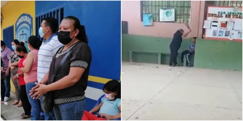 apoyan a maestra detenida por maltrato