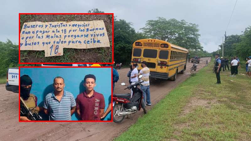 Pandilleros que mataron a transportista Yoro