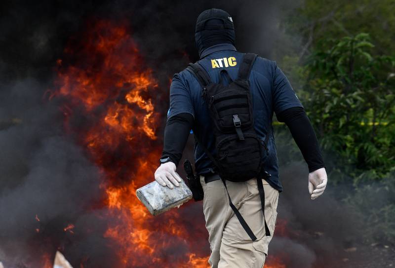 Incineración de droga