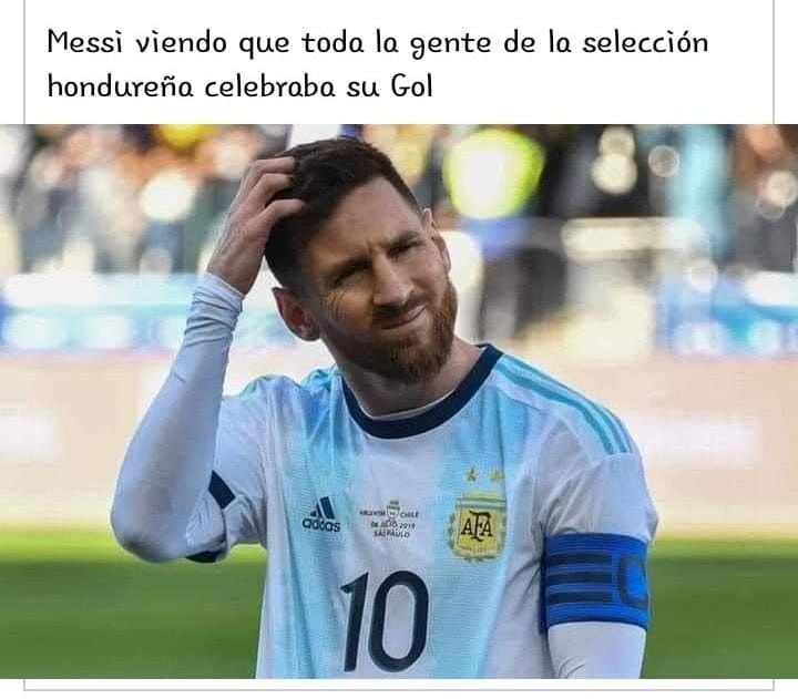 memes tras partido Honduras y Argentina