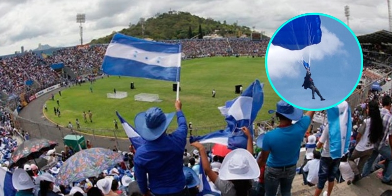 Honduras paracaidistas 15 de septiembre