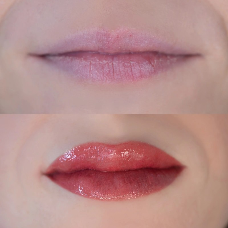 Lip blushing tendencia