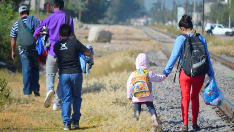 migrantes hondureños en México