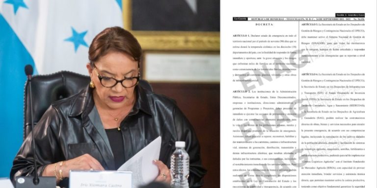 Oficializan en La Gaceta emergencia nacional por las lluvias