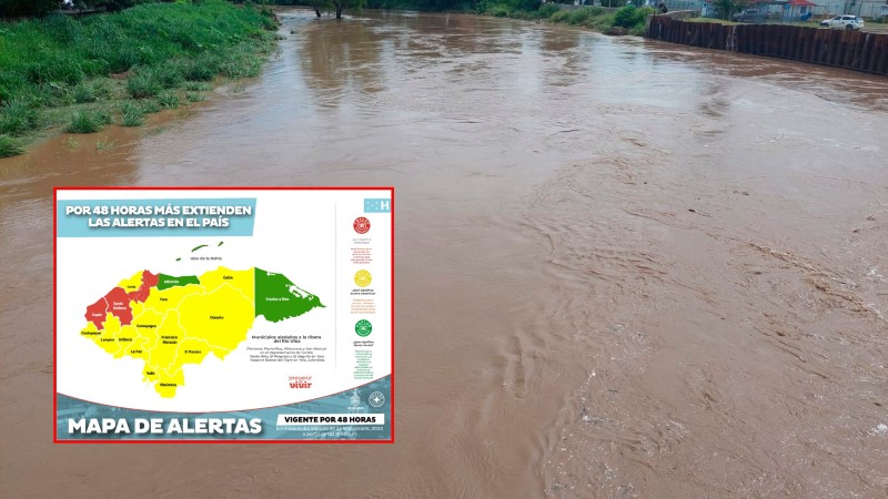 alerta roja en honduras lluvias