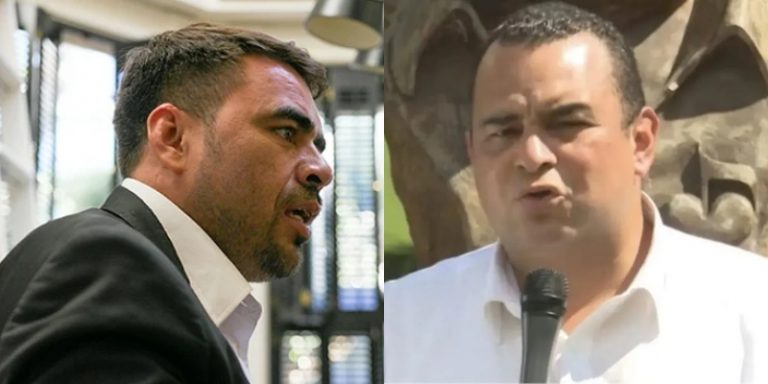 Aldana respondió a las burlas de Benítez.