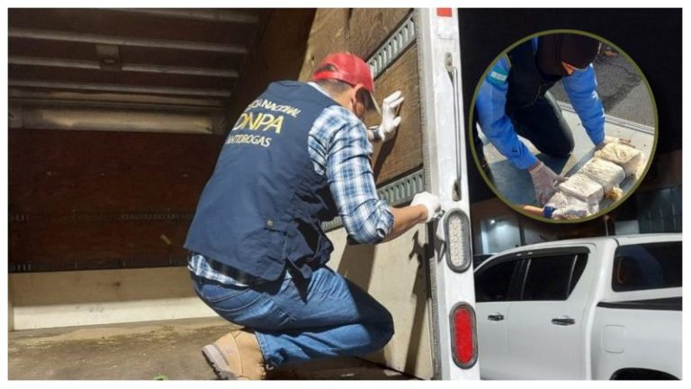 Camión con dólares y droga en SPS