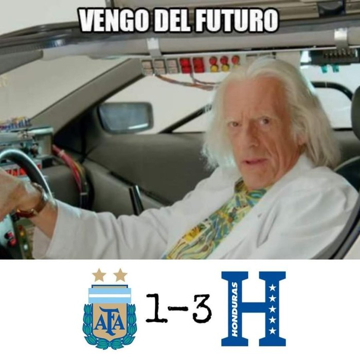 memes tras partido Honduras y Argentina