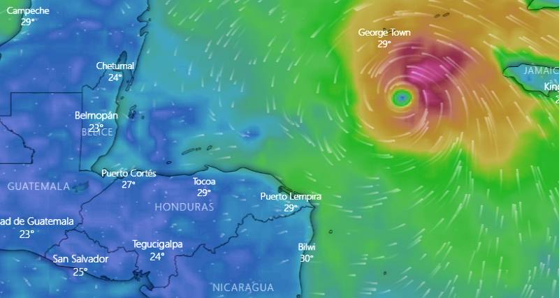 huracán hermine honduras