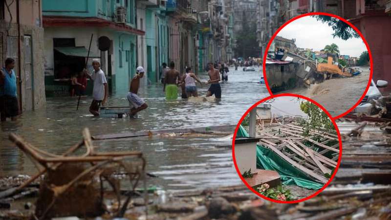 Paso del huracán Ian por Cuba