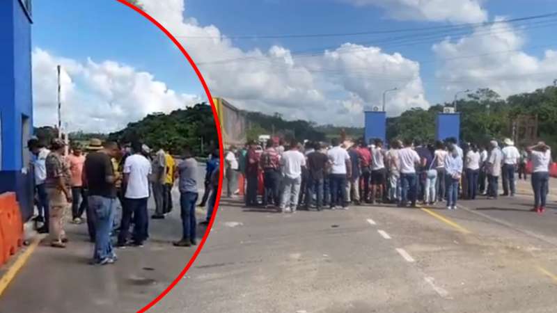 Protesta por casetas de peaje