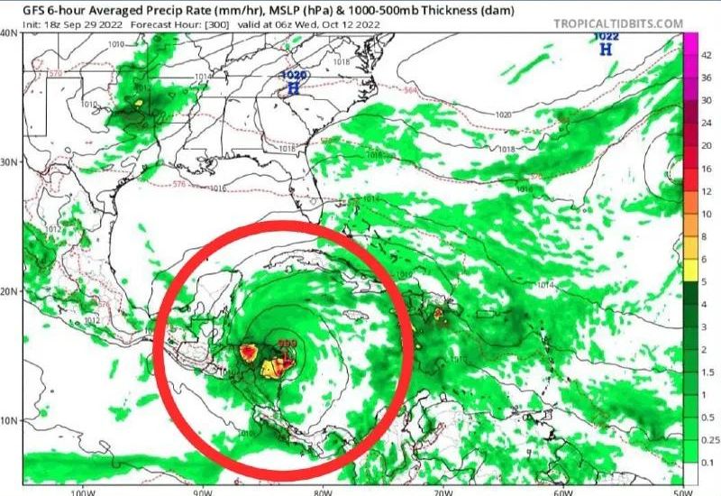 Honduras onda tropical