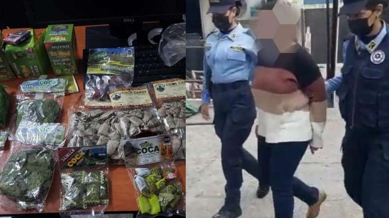 Farmacéutica capturada con dulces de coca