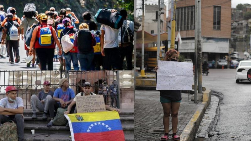 migrantes venezolanos en Honduras