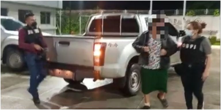 capturan a mujer