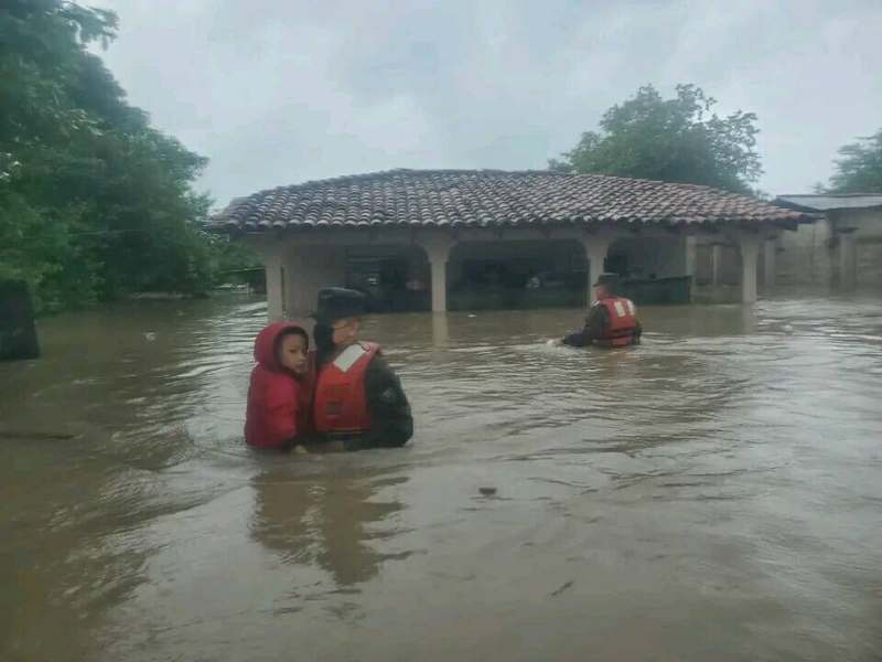 Así se encuentran las viviendas en algunas zonas de Choloma.