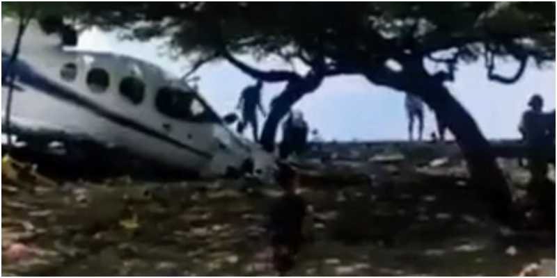 niño arrollada por avionera